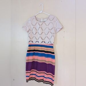 Anthropologie dress with crop top/pencil skirt style, size 6